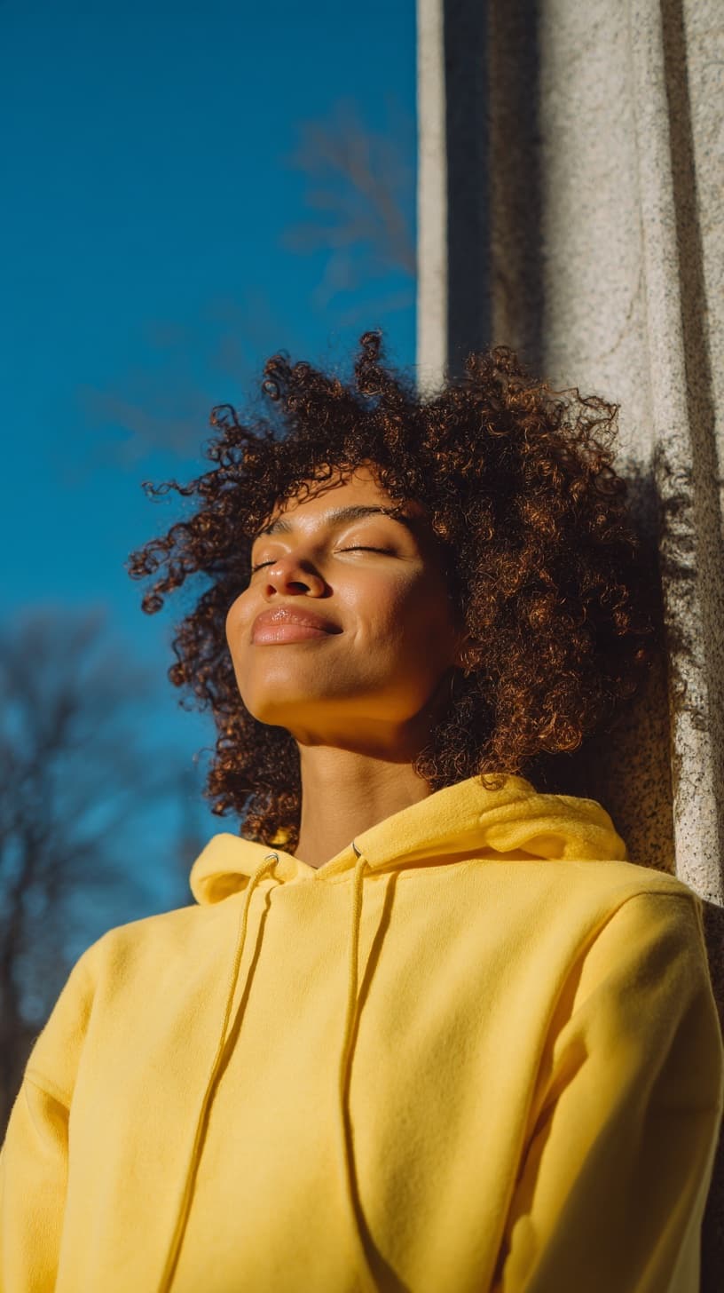 Calm wellness lifestyle moment